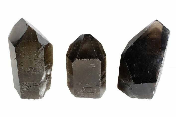 Lot: Lbs Cut base Smoky Quartz Crystals (-) - Brazil #77822
